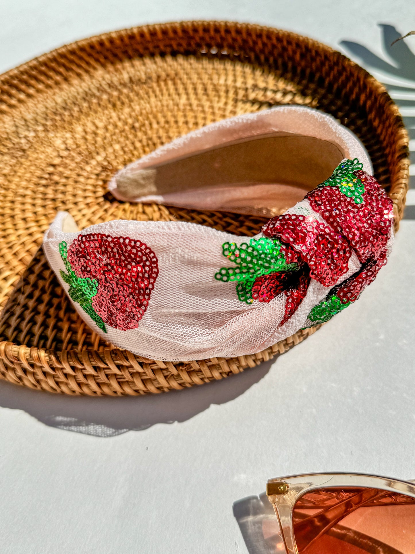 Strawberry Fields | Knotted Headband