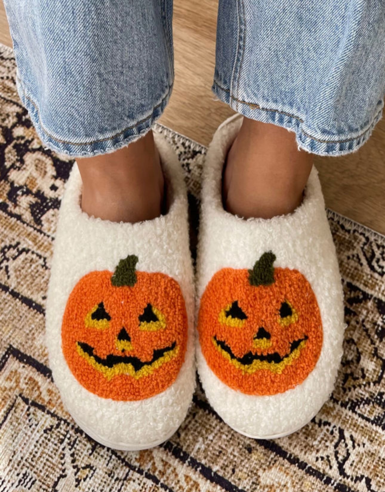 Jack O Lantern Slippers