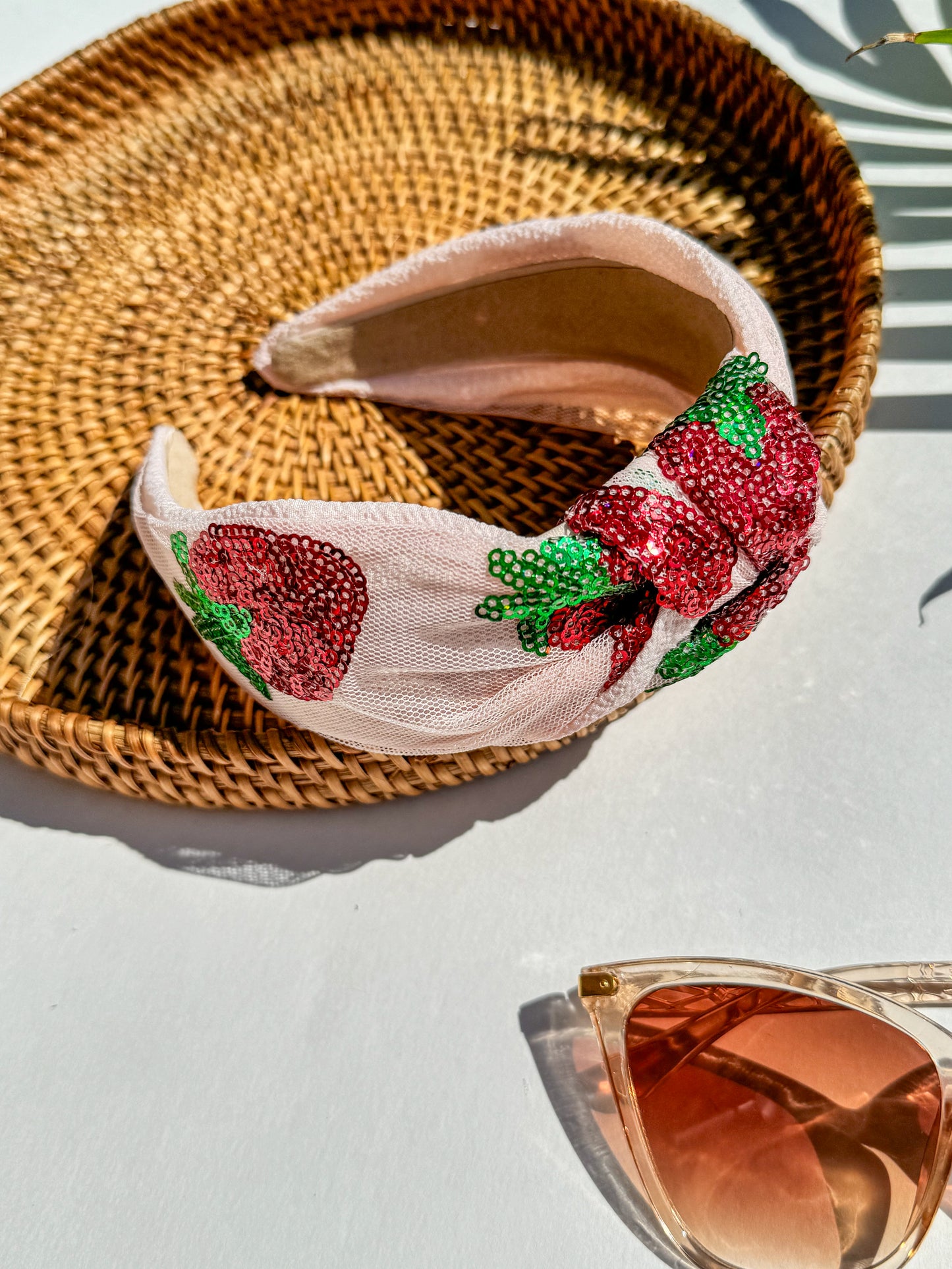 Strawberry Fields | Knotted Headband