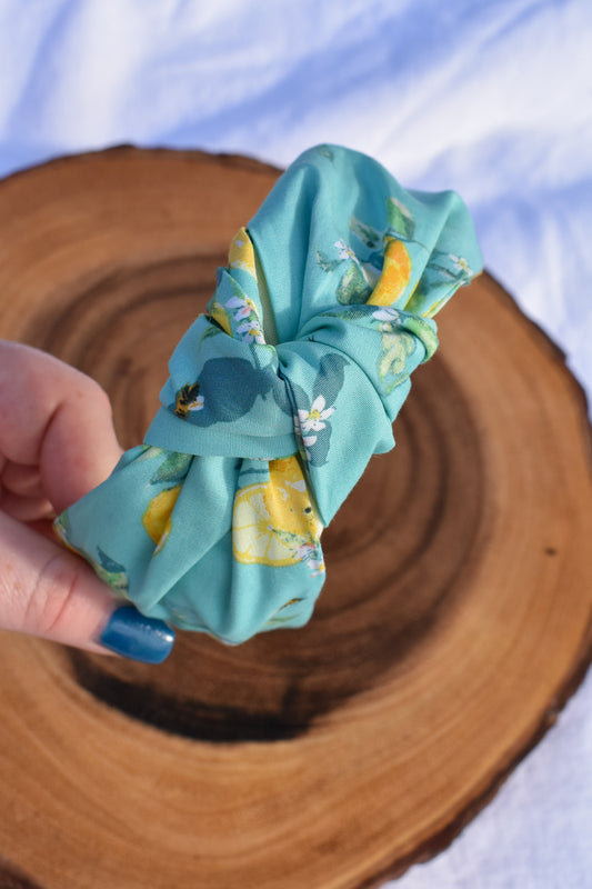 Bees and Lemons  | Knotted Headband