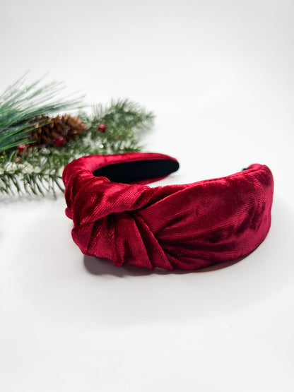 Wrapped in Red | Knotted Headband