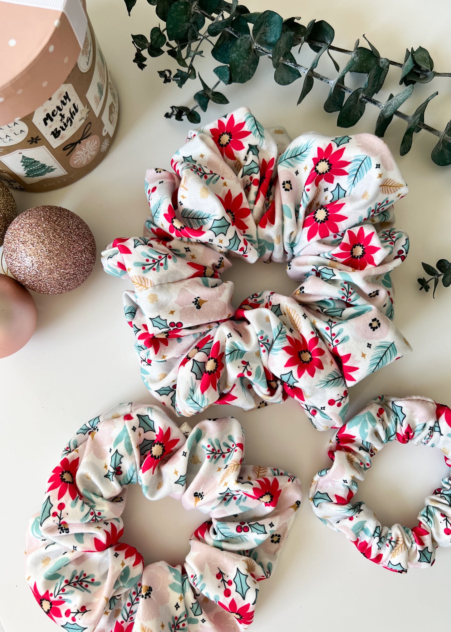 Frosted Florals | Skinny Scrunchie