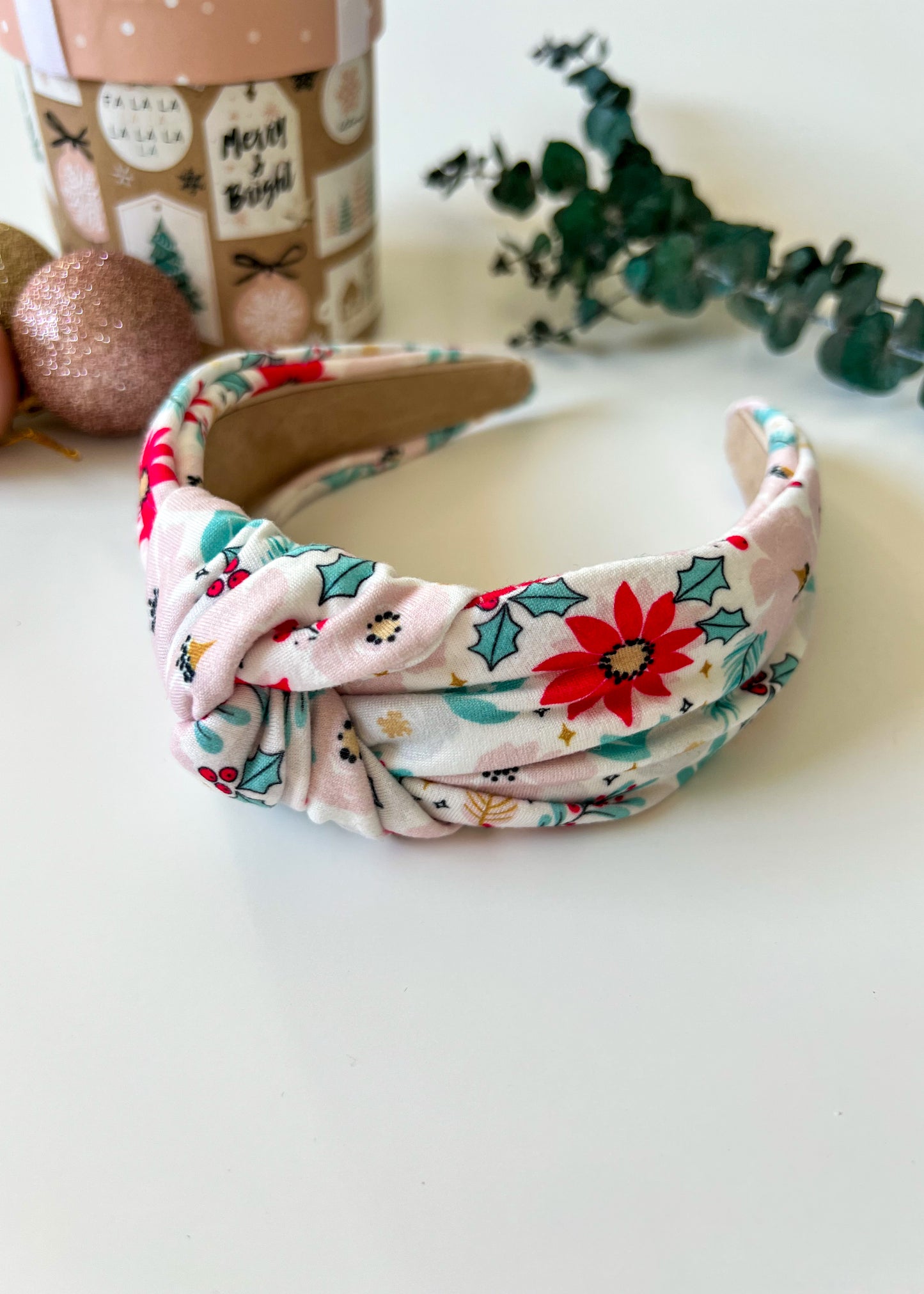 Frosted Florals | Knotted Headband