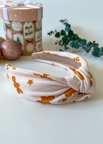 Gingerbread Man | Knotted Headband