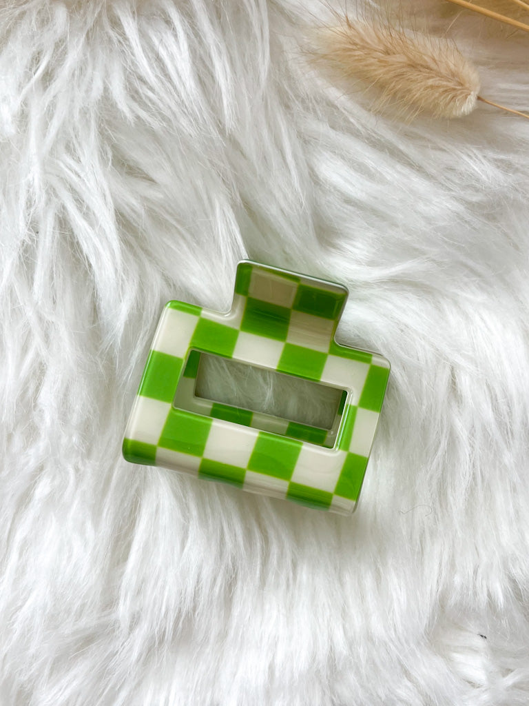 Emerald | Checkered Square Claw